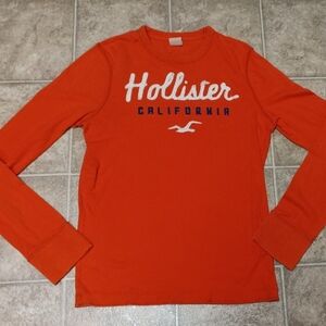 Vintage Hollister Orange Long Sleeve Shirt